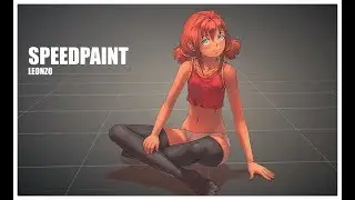 Улька в чулках (без фона, без шорт)