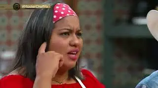 discusion entre los participantes de Masterchef .....