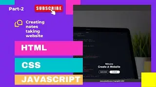 Adding delete note function, Creating Notes Taking Website in HTML, CSS and JavaScript