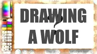 DRAWING A WOLF | Animal Jam: Creating A Masterpiece #7
