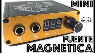 FUNCIONAMIENTO DE FUENTE TATTOO DIGITAL Y MAGNETICA | VIDEO TUTORIAL