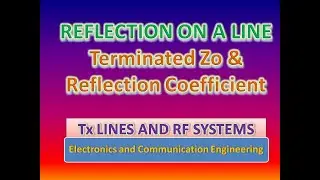 Reflection on a line nor terminated Zo and Reflection coefficient