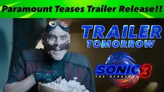 Paramount OFFICIALLY Teases A BIG Sonic Movie 3 Trailer Release For Tomorrow 👀