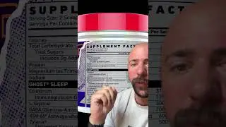 Ghost SLEEP Revealed! Quick Ingredient Breakdown Inside