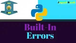 Built-In Errors || Python tutorial