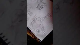 desenhos que eu fiz na live de ontem