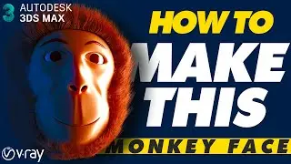 THE MONKEY FACE - TUTORIAL | Low Poly | Time lapse | 3ds Max | VRAY 5 | Create with Divay