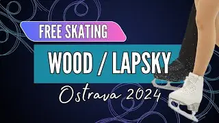 Zarah WOOD / Alex LAPSKY (GBR) | Junior Pairs Free Skating | Ostrava 2024