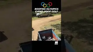 Hole in one! 😎 #roofershelper #roof #roofer #roofing #Olympics #golf