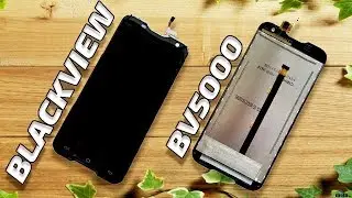 Модуль Дисплей на Blackview BV5000 и наглый курьер