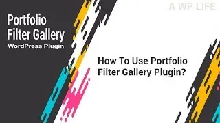 How To Use Selected Filter Setting - Portfolio Filter Gallery WordPress Plugin