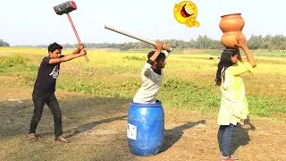 TRY TO NOT LAUGH CHALLENGE Must watch new funny video 2021 Episode 115 By Fun King