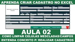 Como Criar Cadastro no Excel sem Formulario 
