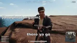 Playing guitar for a stranger in PUBG