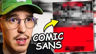 I made designs using the world’s most hated fonts