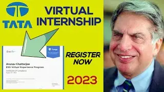 Tata Online Internship with Certificate | Work From Home | internship for college students | TCS