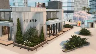 City Restaurant / The Sims 4 / no cc / stop motion