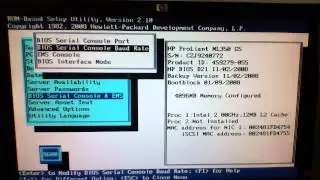 BIOS HP Proliant ML350 G5