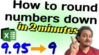 ⬇️ How to round down numbers in Excel by using the ROUNDDOWN formula in 2 minutes