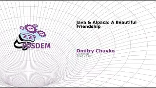 Java & Alpaca: A Beautiful Friendship (Dmitry Chuyko)