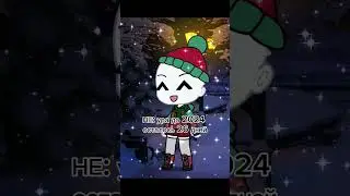 скоро новый год? #хочуврек #гачалайф #гачаклуб #новыйгод #