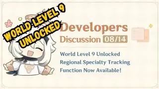 Official Update World Level 9 !! Genshin impact World Level 9 Unlocked  and Changes
