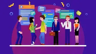 Ролик для компании Северсталь в стиле Flat анимация. Ролик1