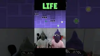 HAPPY BIRTHDAY GRIMACE!! - Geometry Dash #shorts