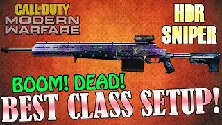⭐️ HDR Sniper Rifle - Best Class Setup - Best Loadout - Best Attachments - Modern Warfare & Warzone