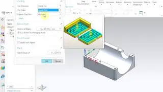 Siemens NX CAM: 3D Mill Contour For Core and Cavity in Plastic Mold