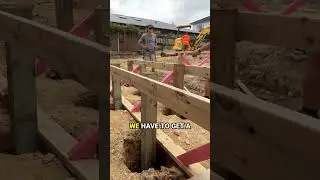 House Extension: Setting Up Piles for a Strong Foundation #HouseExtension #FoundationWork #Piling
