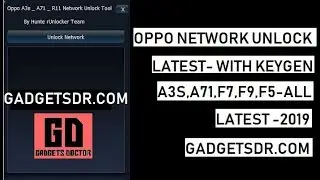 Oppo Network Unlock Tool With Keygen (All Oppo Network Unlock Tool)