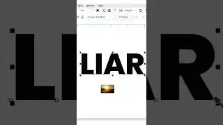 #Shorts Using Powerclip To Put Image Inside Text In Coreldraw #design #viral | Place Inside Frame |