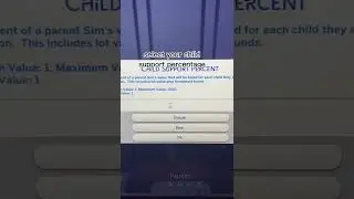 How to get child support in the sims 4! 