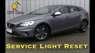 How to Reset Volvo V40 Service Light