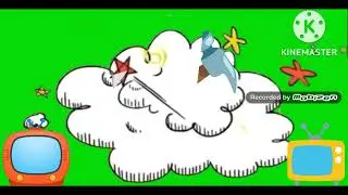 fight cloud green screen