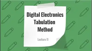 Tabulation Method (Part 2)