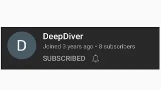 Subscribe To Deep Diver!