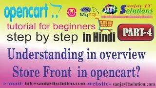 #4- Understanding in Overview Store Front in Opencart? | opencart tutorials in hindi | By(SITS)