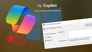 Turning off the Windows Copilot on Windows 10