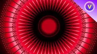 Abstract VJ Motion Background | Neon Light Tunnel Free VJ Loops