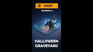 🪦 Blender 3 - Halloween Graveyard 