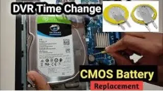 NVR / DVR Date Time Problem Battery Holder Replacement  || CMOS Battery || TechHub
