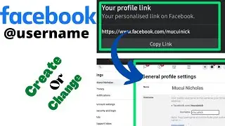 How to create facebook profile username using mobile/Change facebook username.
