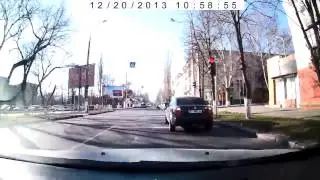 г Херсон ДТП на Светофоре    The accident at the traffic lights