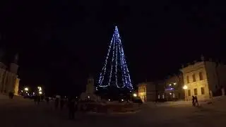 Вологодский кремль зимой вечером