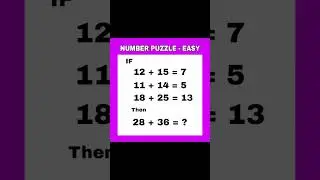 Mjedaar math puzzle / up police math question / iq test math quiz || #maths #trending #shorts