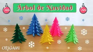 Árbol de Navidad - Christmas tree - Origami