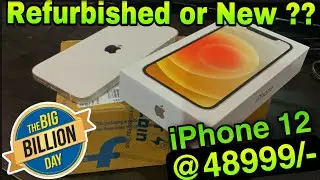 😳 Iphone 12 From Big Billion sale Flipkart is Scam ?? @48999 IPhone 12 Unboxing