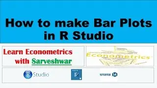How to make Barplots in R Studio